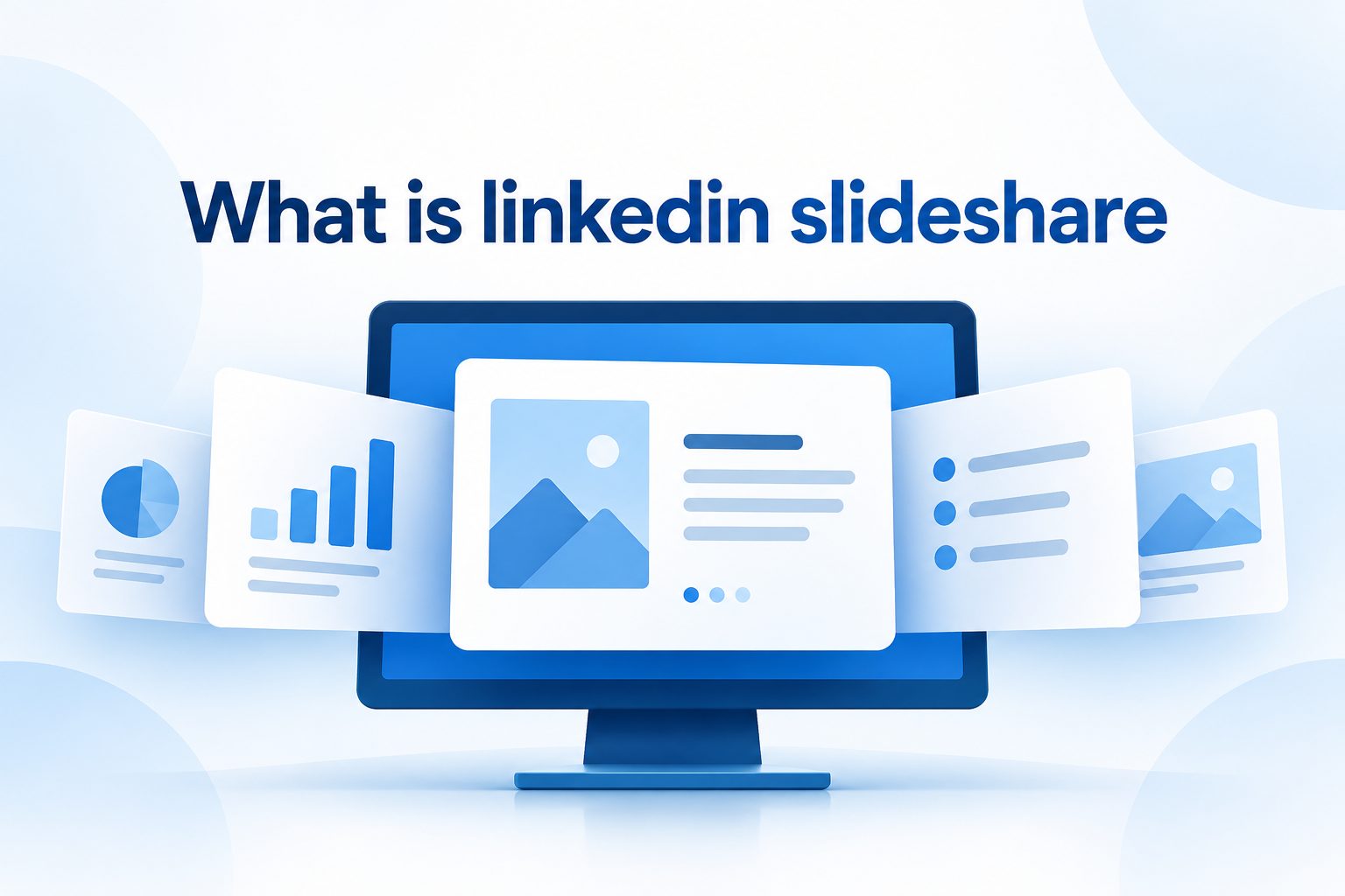 LinkedIn SlideShare presentation viewed on a laptop screen